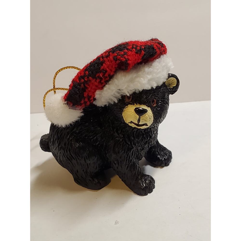 Kurt Adler Ornament - Baby Bear with Santa Hat